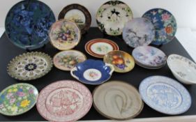 Selection of decorative plates and dishes some form collections including Bamboo, Noritake,