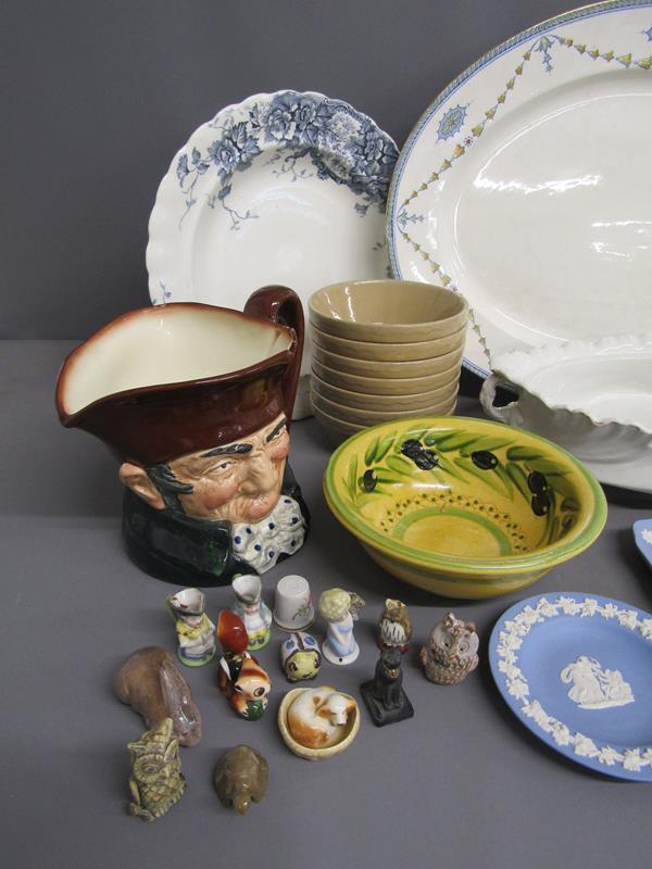 Collection of ceramics and glassware includes Royal Worcester plate - vase - Wedgwood Jasperware - - Image 2 of 4