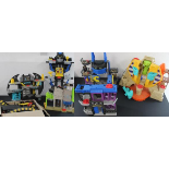 Fisher Price Imaginext DC Super friends Batman character toy sets, including Batman Cave and Hotel -