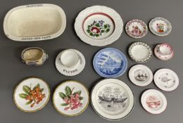 Collection of Spode/Copeland & Garrett miniature table wares from the 19th & 20th century & a