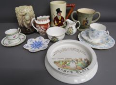 Ceramics mostly Foley - includes Foley 10047 rn. 468736 trio - Montreal milk jug and sugar bowl -