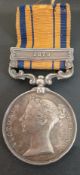 South Africa Medal 1877-1879 Zulu War with 1879 clasp to: 1047 Private E Harwell, 99th Foot.