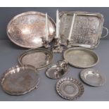 Silver plate includes large Viners tray - Viners Commemorative Jubilee tray - boy looking at frog