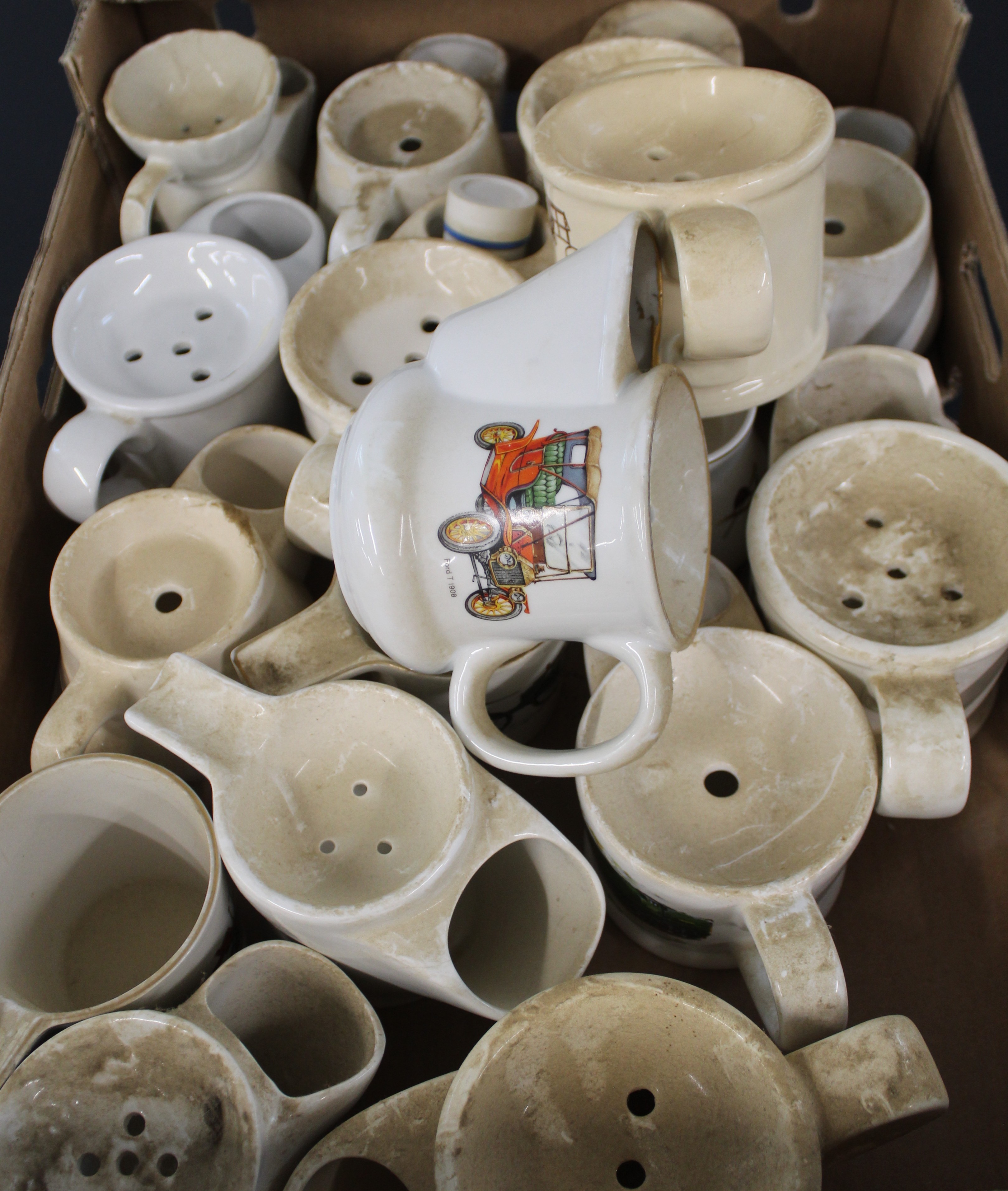 Over 50 Shaving mugs, majority with a transport theme, cars, ships, planes - Image 4 of 4