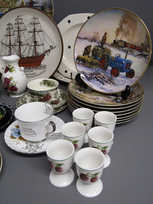 Ceramics includes - Alfred Meakin serving plates - Tunstall serving plate - 11 Danbury Mint Ford - Image 5 of 5