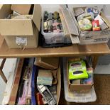 Large quantity of model railway track & scenery etc