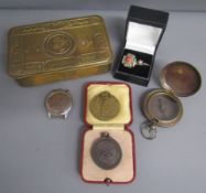 Princess Mary Christmas 1914 tin - The Great War of Civilisation medal - Royal Life Saving medallion