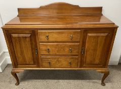 Early 20th century sideboard L 140cm D 49cm Ht 116cm