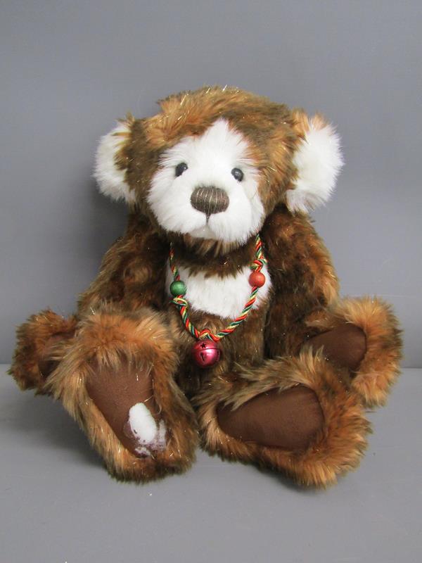 3 Charlie Bears and The Ultimate Teddy bear book - Isabelle Lee Pudding - Teardrop & Lita (all - Image 2 of 8