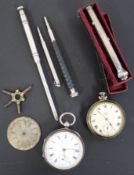 Silver pocket watch 