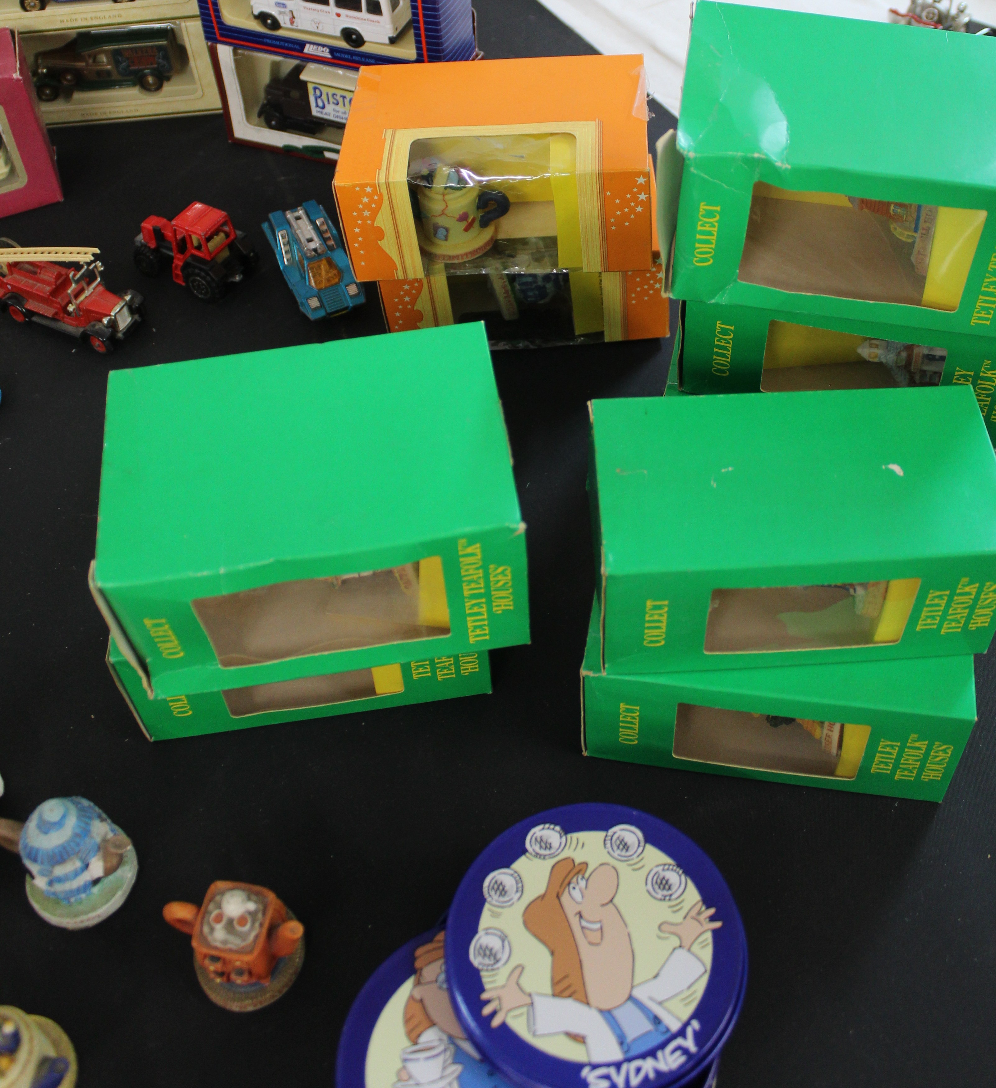 Days gone by model vehicles, Play worn metal toys, Tetley collection Teafolk and drinks mats - Image 3 of 5
