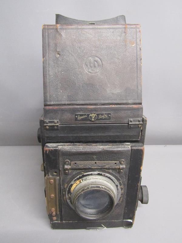 Cameras includes Special P Ruby with Frankfurt No 51475 Anticomar lens - oil lamp magic lantern - - Image 2 of 14