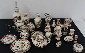 Large quantity of Masons Mandalay including vases, lamps, plates jugs etc