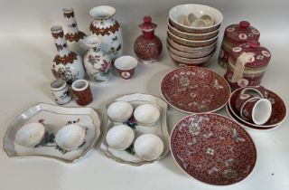 Chinese porcelain bowls, pots vases etc