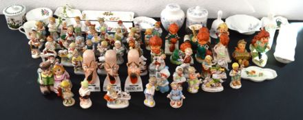 Large selection of ceramics and figures, including Wedgwood, Goebel figures, vintage Schafer & Vater