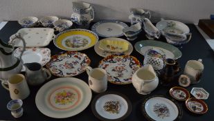 Selection of ceramics including plates, jugs, bowls and a quantity of Royal Doulton Kirkwood pattern