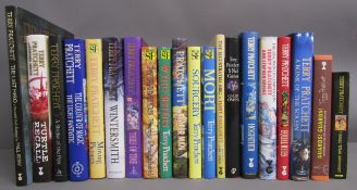 19 Terry Pratchett hard back books and 1 paperback (including some first editions)
