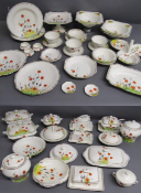 Crown Ducal poppy pattern lidded dishes and bowls