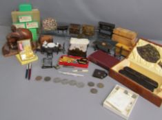 Boxed Lord Bros period dolls house furniture - other dolls house pieces  - tortoiseshell hand mirror