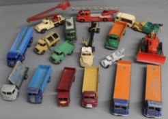 18 play worn Dinky model cars