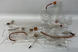 Laboratory test tubes & other associated glass items