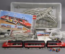 Lego 7745 Electric Inter City train set  - unchecked - extra track