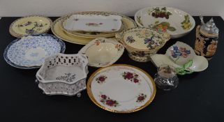 Collection of mixed ceramics & beer stein