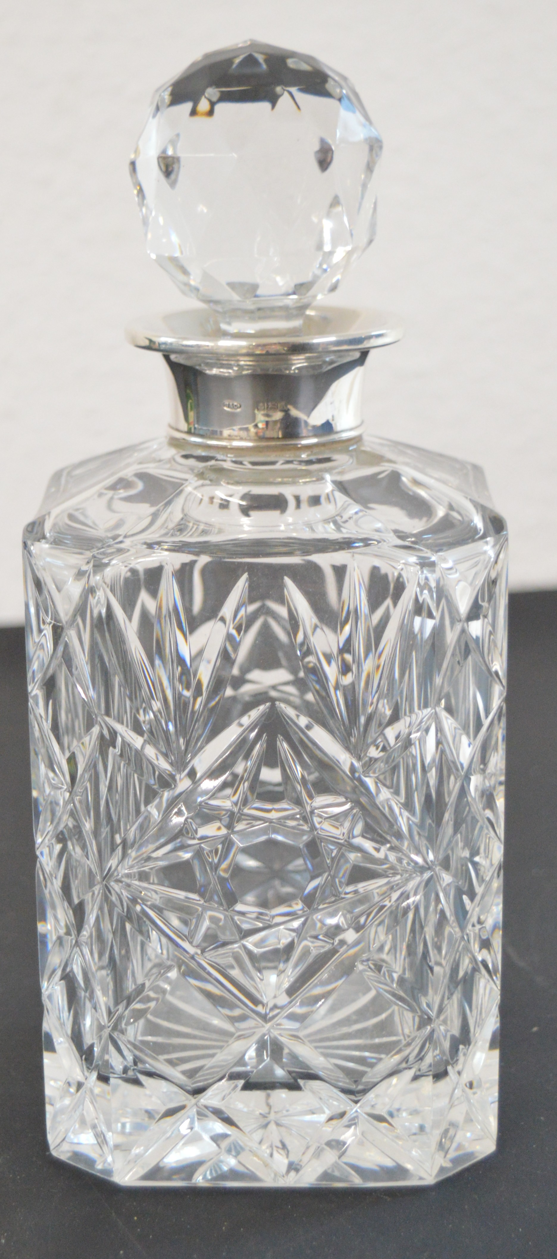 Castrol oil can, glass decanter with silver collar and an Australian hip flask - Image 4 of 5
