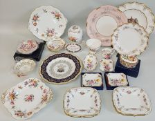 Selection of Royal Crown Derby including 6 Royal Antoinette sweetmeat dishes, quantity of Derby