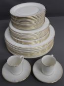 St Michael Lumiere part dinner service, 31 plates, 2 coffee cans with saucers