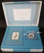 Royal Mint Beatrix Potter limited edition Peter Rabbit coin and book gift box - as new - contains