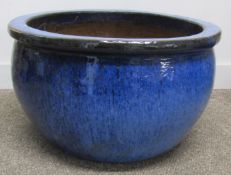 Cobalt blue planter - approx. 50cm x 32cm