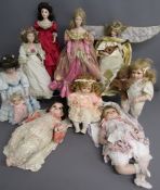 Franklin Mint Heirloom porcelain doll - Joanna The Blue Danube Waltz musical doll - Cinderella -