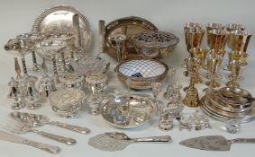 Large selection of silver plate