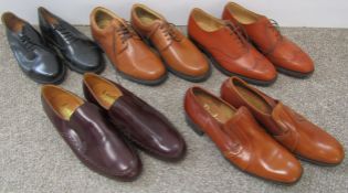 5 pairs of men's shoes includes - Royal Windsor Grenson benchmade 8F - Barker of Barton size 8 -