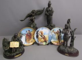 Native American Indian The Juliana Collection bronzed effect figurines also 3 limited edition