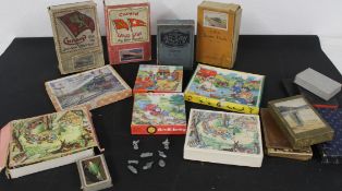 Selection of wooden jigsaws including 2 x Cunard White Star (RMS Mary), GWR 