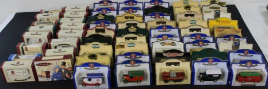 Selection of 61 Lledo, Oxford, Vanguard, promotors diecast models, some limited edition
