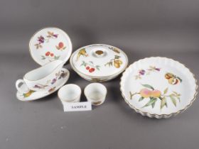 A collection of Royal Worcester "Evesham" pattern oven to tablewares
