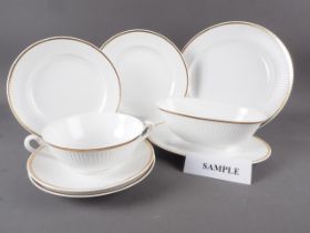 A Royal Copenhagen Tunna 1277 pattern part combination service