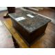 A 19th century lidded oak hinged-top box previously used as a votive candle payment repository, - Image 3 of 6