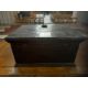 A 19th century lidded oak hinged-top box previously used as a votive candle payment repository, - Image 4 of 6