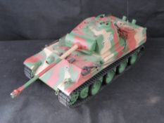 An R/C Battle tank, no controller.