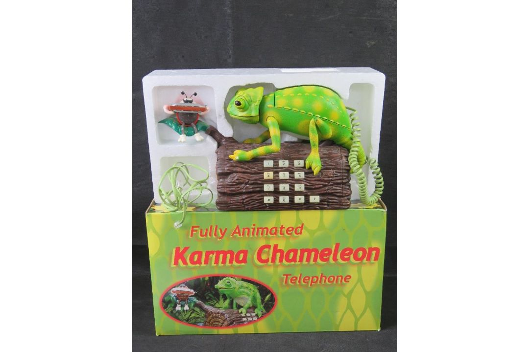 A Fully Animated Karma Chameleon telepho