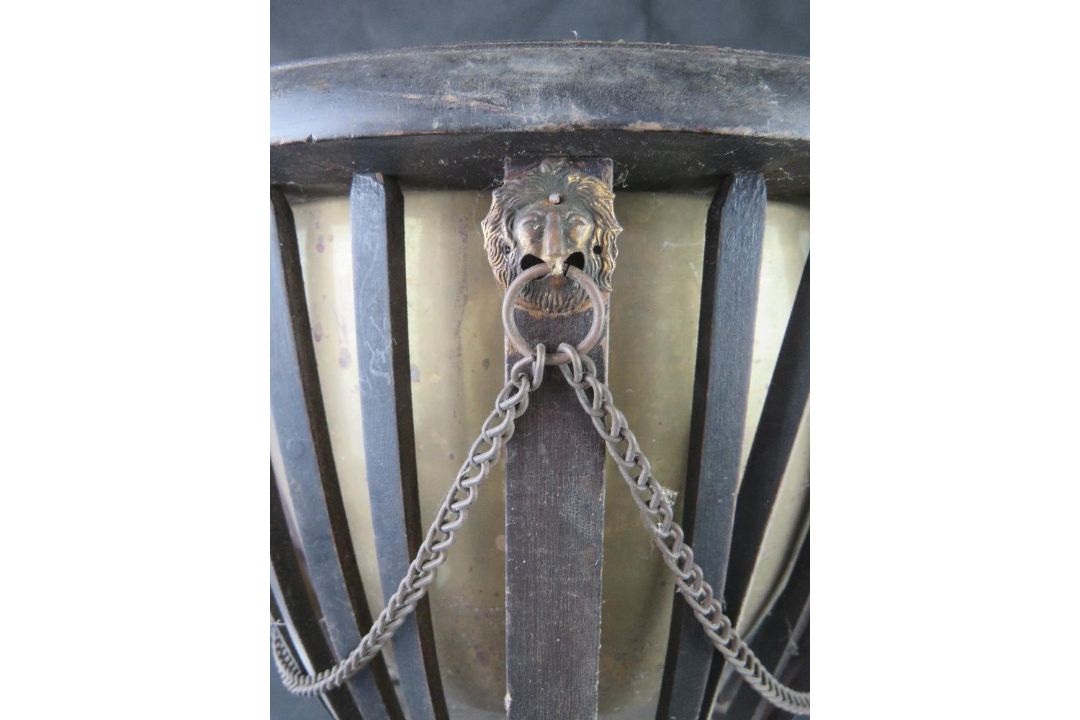 An Edwardian planter stand with liner. - Image 2 of 4