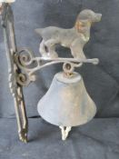 A cast iron door bell.