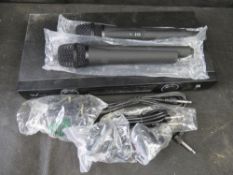 Microphones and system. Disclaimer: electrical items are sold as untested and without guarantee.