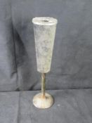 A floor standing smokers receptacle.