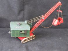 A Biller B Patent Excavator or clam shovel, lithographed plate, Germany, c1950s.