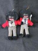 Two Robinsons Golden Shred advertising plush toys.